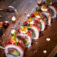 Carpaccio special sushi roll
